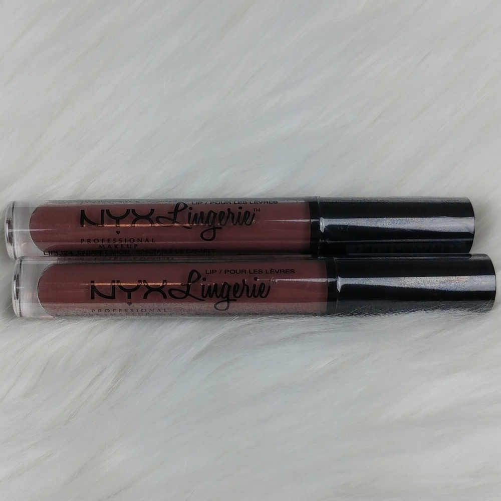 2 NYX Lip Lingerie Liquid Lipstick Cabaret Show